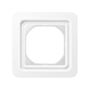 Rahmen 1-fach aws kompl.mit Flansch CD 681 WU WW 