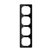 Rahmen 4-fach sw waage/senkrecht CDP 584 