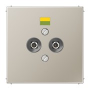 Potential-Ausgl.Steckdose 2 Steckerstifte ES 2965-2 