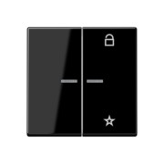 eNet Funk-Steuertaste 2fach, schwarz FM A 1701 BF SW 