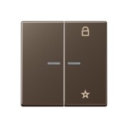 eNet Funk-Steuertaste 2fach, mokka FM A 1701 MO 