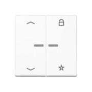 eNet Funk-Steuertaste 2fach, alpinweiß FM A 1701 P WW 