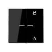 eNet Funk-Steuertaste 2fach, schwarz FM A 1701 SW 