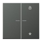 eNet Funk-Steuertaste 2fach, anthrazit FM AL 1701 AN 