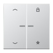 eNet Funk-Steuertaste 2fach, Symbol Pfeil FM AL 1701 P 