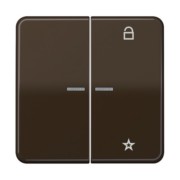 eNet Funk-Steuertaste 2fach, braun FM CD 1701 BR 