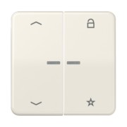 eNet Funk-Steuertaste 2fach, Sym. Pfeil,ws FM CD 1701 P 