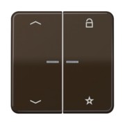 eNet Funk-Steuertaste 2fach, Sym. Pfeil,br FM CD 1701 P BR 