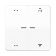 eNet Funk-Steuertaste 2fach, Sym. Pfeil FM CD 1701 P WW 