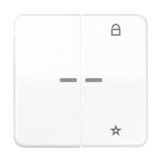 eNet Funk-Steuertaste 2fach, alpinweiß FM CD 1701 WW 