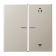 eNet Funk-Steuertaste 2fach, Edelstahl FM ES 1701 