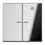 eNet Funk-Steuertaste 2fach, glanzchrom FM GCR 1701 