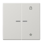 eNet Funk-Steuertaste 2fach, lichtgrau FM LS 1701 LG 