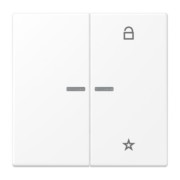 eNet Funk-Steuertaste schneeweiß matt FM LS 1701 WWM 