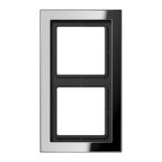 Rahmen 2-fach gl.chr waage/senkrecht GCRD 2982 