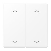Wippe mit Pfeilsymbolen schneeweiß matt LS 102 P WWM 