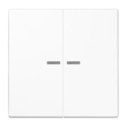 KNX RF Taster 2fach Duroplast, Serie LS 10921 ST WW 