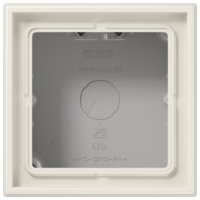 AP-Kappe 1-fach ws angeformter Rahmen LS 581 A W 