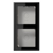 AP-Kappe 2-fach sw angeformter Rahmen LS 582 A 