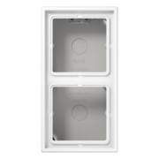 AP-Kappe 2-fach aws angeformter Rahmen LS 582 A WW 