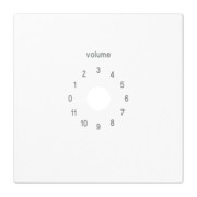 Abdeckung aws für Lautstärkestell. LS 594-8 WW 