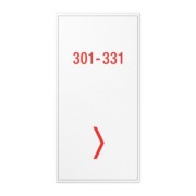 Glasabdeckung 2-fach LS CU KO6 TX-2 WW 