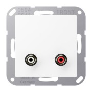 Multimedia-Anschlusssystem schneeweiß matt MA A 1021 WWM 