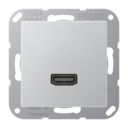 Multimedia-Anschluss alu HDMI m.Tragring MA A 1112 AL 