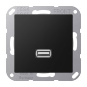 Multimedia-Anschlusssystem graphitschwarz matt MA A 1122 SWM 