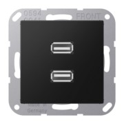 Multimedia-Anschlusssystem graphitschwarz matt MA A 1153 SWM 