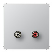 Multimedia-Anschluss alu Cinch Audio/Tragring MA AL 1021 