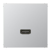 Multimedia-Anschluss alu HDMI m.Tragring MA AL 1112 