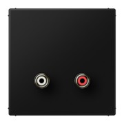 Multimedia-Anschluss sw Cinch Audio/Tragring MA LS 1021 