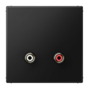 Multimedia-Anschlusssystem graphitschwarz matt MA LS 1021 SWM 