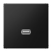 Multimedia-Anschlusssystem graphitschwarz matt MA LS 1122 SWM 