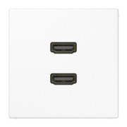 Multimedia-Anschluss aws 2 x HDMI m.Tragring MA LS 1133 WW 