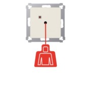 Zugtaster ohne Rahmen ws Schraubbefestigung NRS AS 0834 ZT 