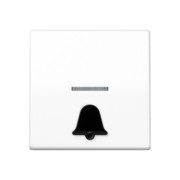 Wippe 1fach mit Lichtleiter SPAS 591 K1KO5 WW 