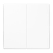 Wippe 2fach Duroplast, alpinweiß SPLS 995 WW 