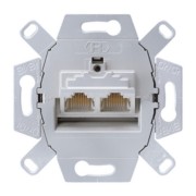 Datendose Cat6 2x8-pol.für 2 Term. UAE 8-8 UPOK6 