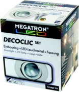 Megatron LED-Einbauspot Set 2800K dim ws MT75401 