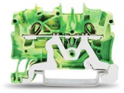 Schutzleiterklemme 1,5qmm,grün/gelb 2001-1207 