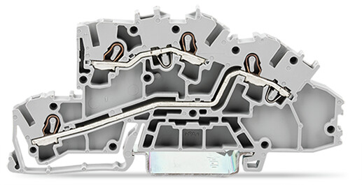 Installationsetagenklemme 4mm² L/L grau 2003-7642 