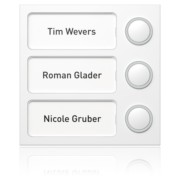 Portier Tastenmodul ws 3 Tasten,95x95x33mm 1875370 