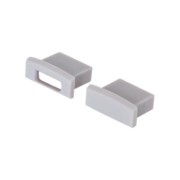 Kunststoff-Endkappen f.APFLAT1AM200 2St. Flat1PAK-Set 
