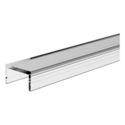 Kunststoff-Abdeckprofil klar 100cm KAK 100 