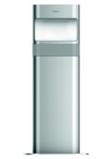 LED-Poller-Leuchte (kurz) 8,5 Watt, alu theLeda D BL AL 