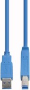USB3.0 Verbindungskabel AB 1,5m,blau CC302 