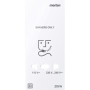 Zentralplatte aws/gl für Rasiersteckdose 213625 