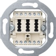 TAE-Anschlussdose 3f.ws 2x6/6NF/F 465226 
